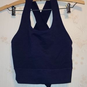 Alphalete Vault bra in Navy and size XL